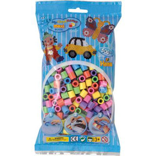 HAMA String Bead Mix Pastel Maxi, 500ST.