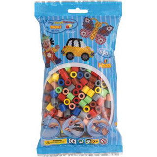 HAMA MAXI FER Perles 500 pièces Mélanges Base