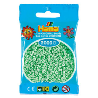 HAMA Mini String Beads 2000 pièces pastel menthe