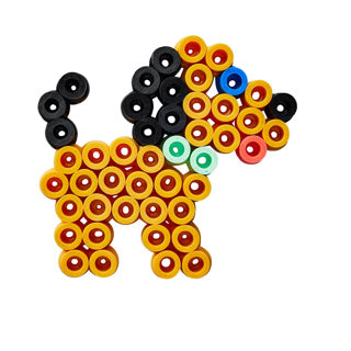Hama maxi perles à repasser chien 100 pièces | 5 pièces