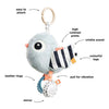 Fait par des activités de cerf Toys Sensory Birdee Blue