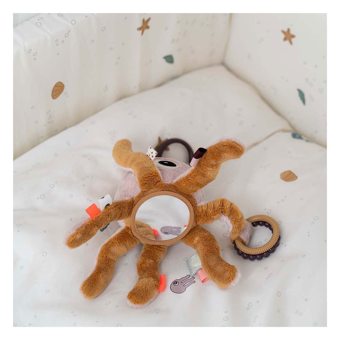 Fait par des jouets d'activité à cerf jelly rose
