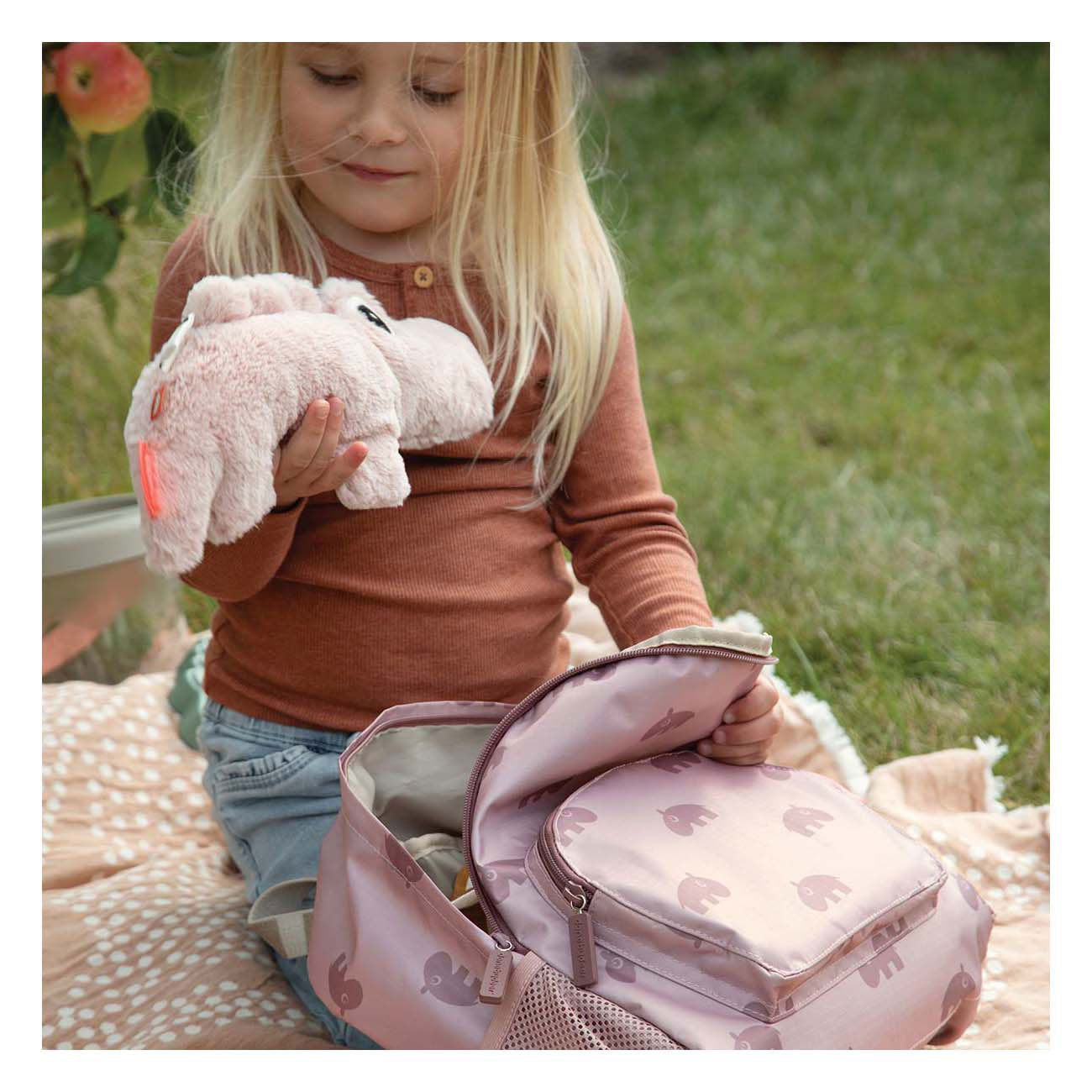 Fait par Deer Children's Sackepack Ozzo Pink 5 L