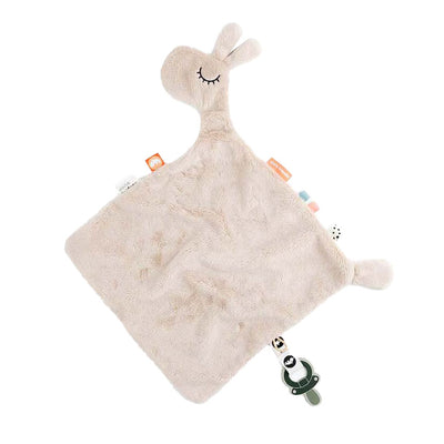 Fait par le tissu de tétiage de cerf lamee beige