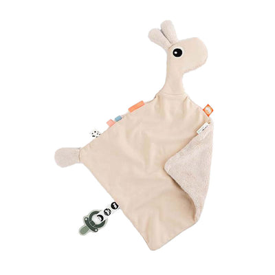 Fait par le tissu de tétiage de cerf lamee beige