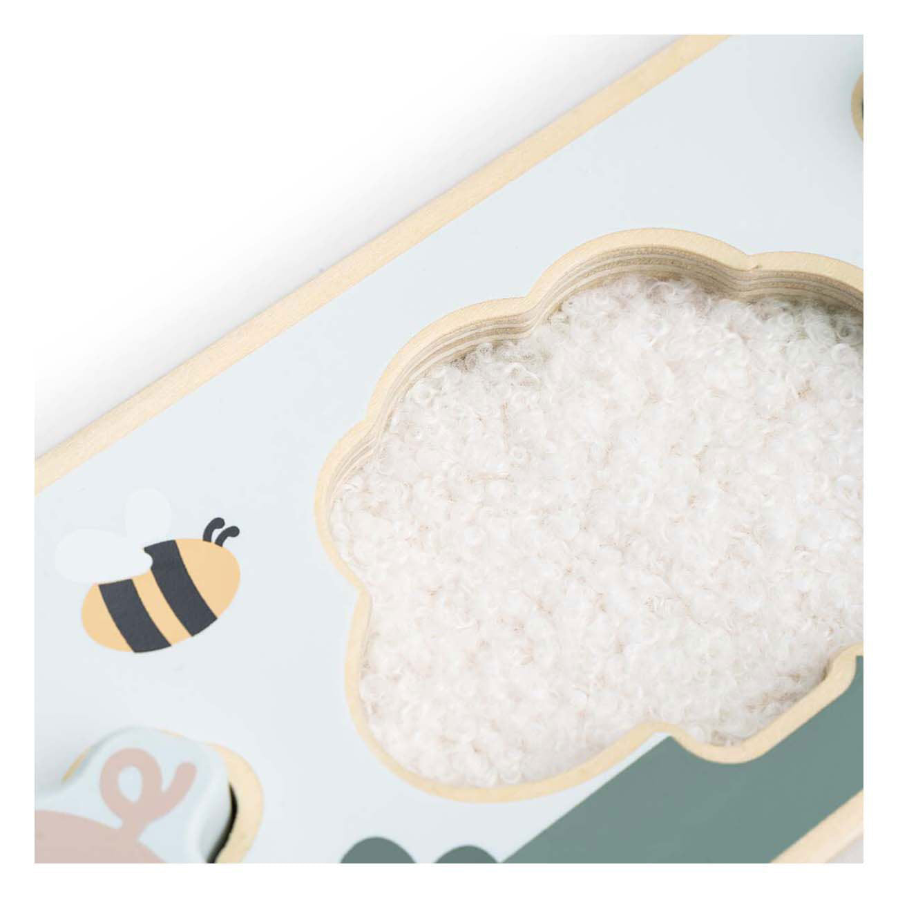 Fait par Deer Sensory Puzzle Small Farm, 3e.