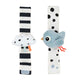 Fait par le poignet de cerf Rattle Happy Clouds Blue, 2e.