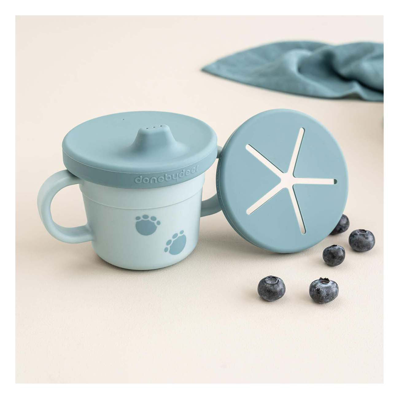 Fait par cerf spuit tasse elphee bleu, 215 ml