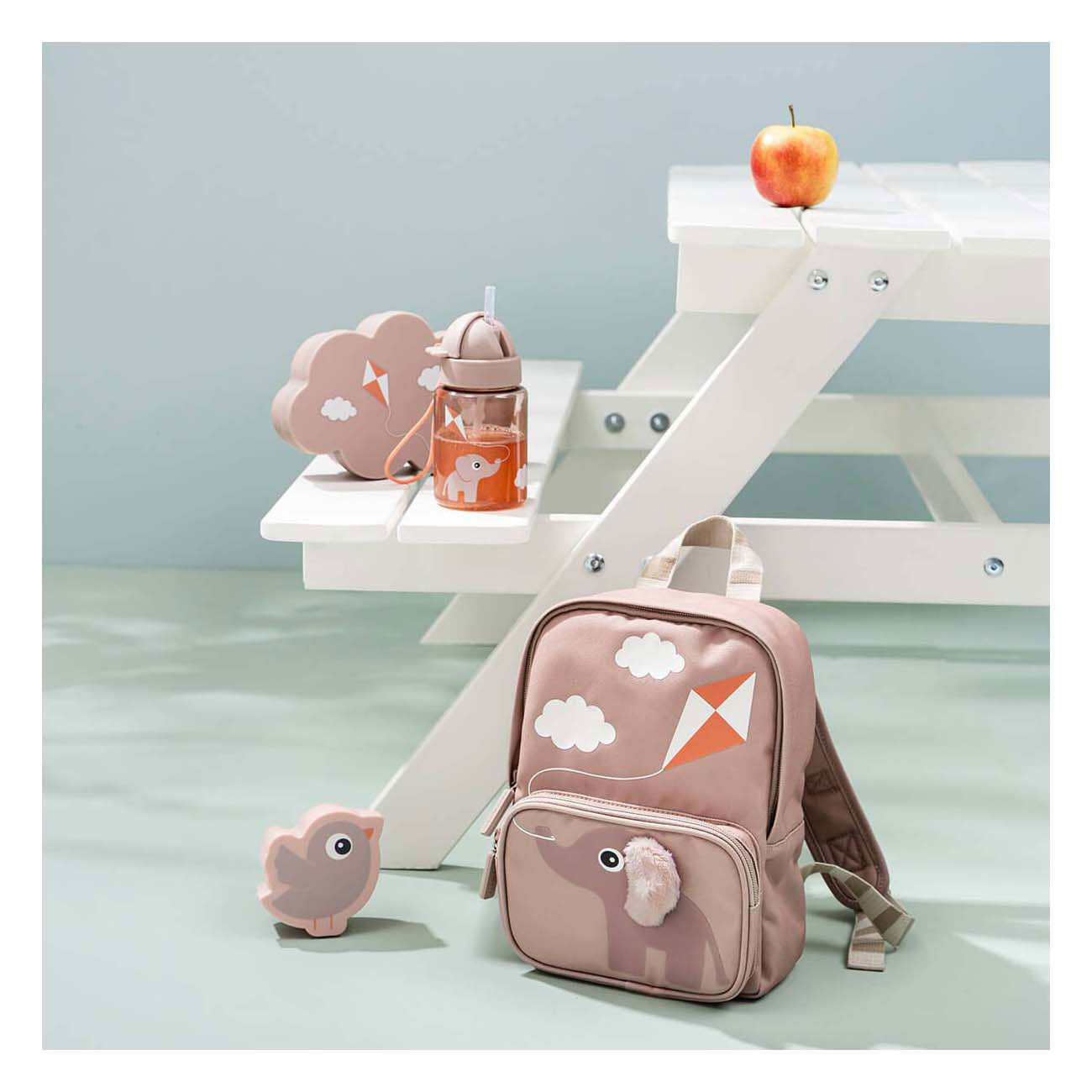 Fait par Deer Children's Sac à dos Elphee Pink 4 L