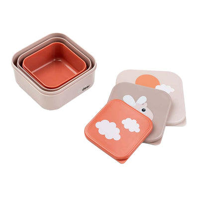 Fait par le cerf snackbox happy nuds rose, 3e.