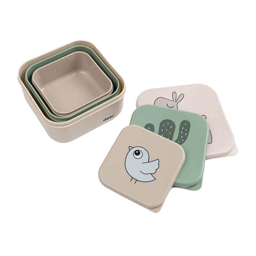 Fait par cerf snackbox lalee beige mix, 3st.