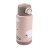 Fait par des cerfs isolés bouteille de boisson minuscule ferme - rose