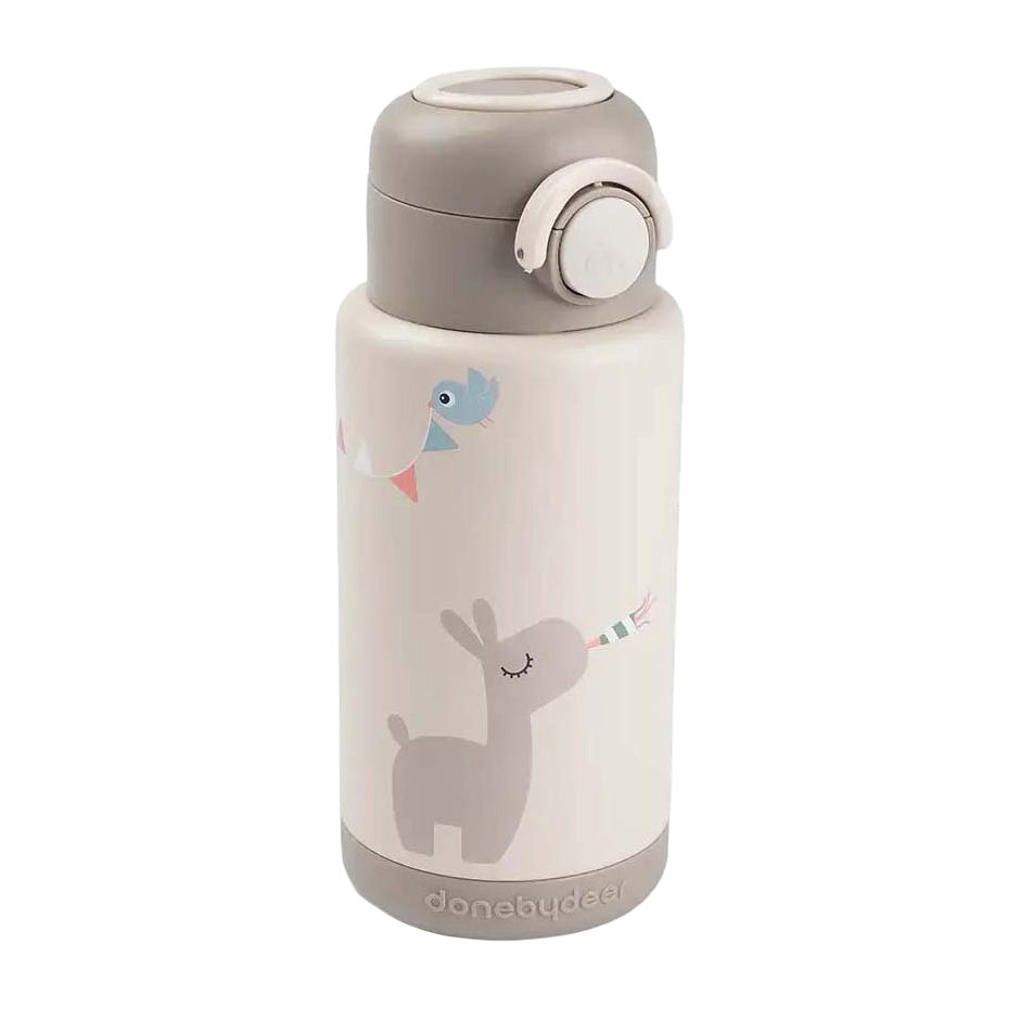 Fait par des cerfs isolés de la célébration de la bouteille de consommation - Beige