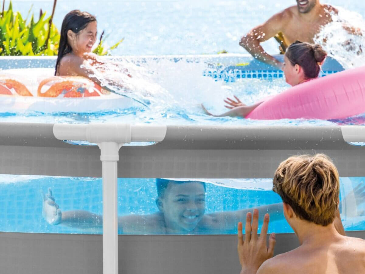 Piscine Intex Prism Frame Clearview 427 x 107 cm