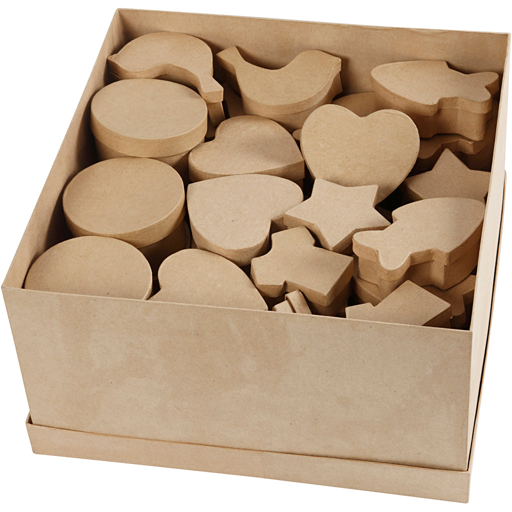 Boîtes Creativ company, taille 6-11 cm, 63 pièces 1 boîte