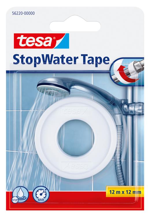 Tesa 1005142 - ruban anti-eau 12mx12mm | 6 pièces