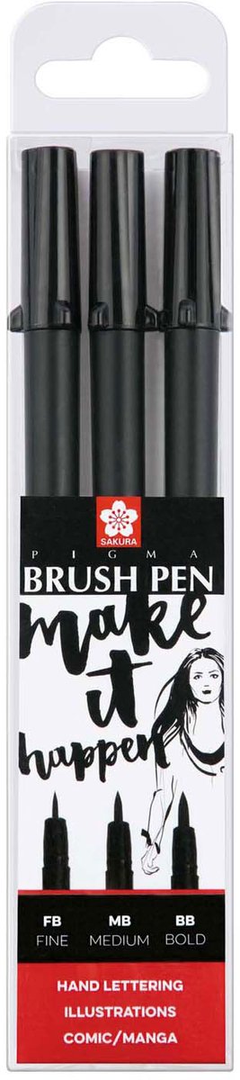 Ensemble de stylo à brosse Sakura Pigma,