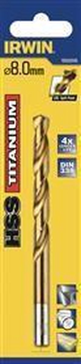 Foret à métaux Irwin hss 135° titane 10mm - 10502599