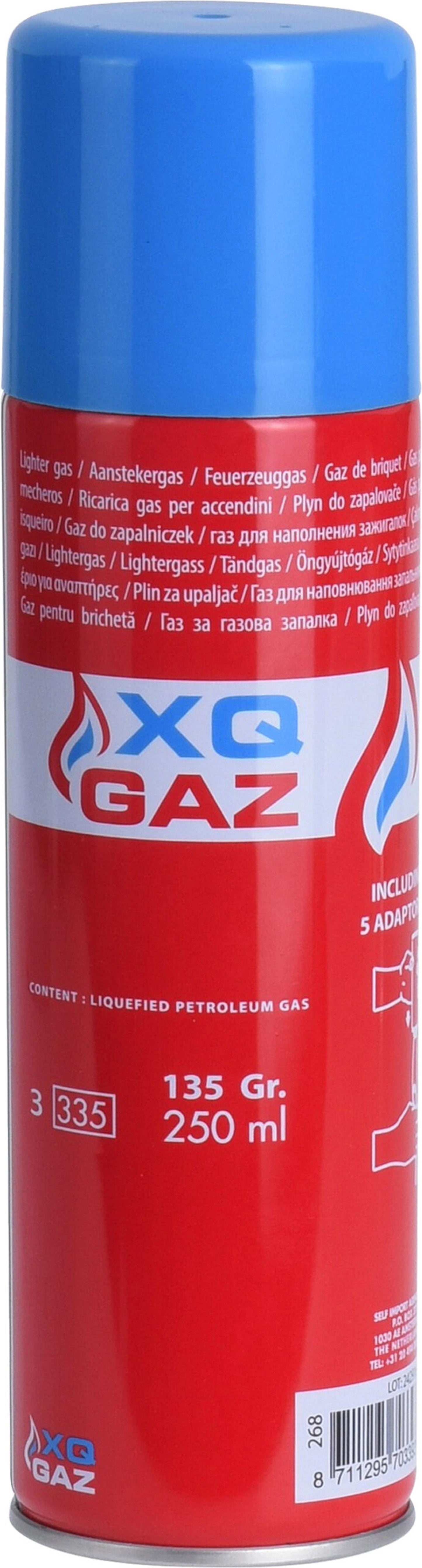 Recharge de gaz pour briquet Xqmax 250ml