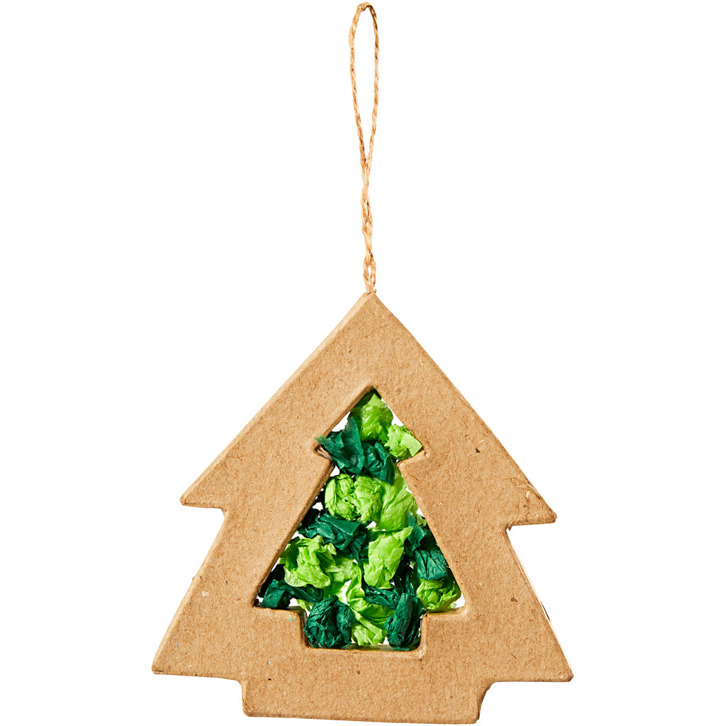 Creativ company Décorations de Noël, h: 9+12 cm, 24 pièces, 1 boîte