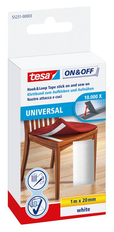 Tesa 1002952 - velc.klittenb.pl coudre poids 20x1 | 6 pièces