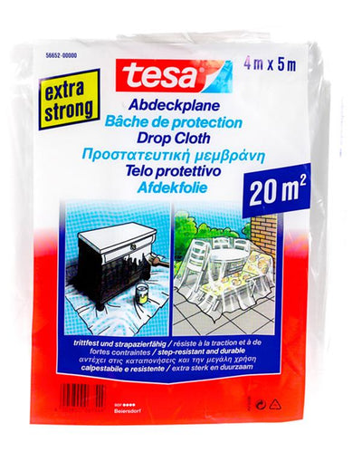 Tesa 1004689 - film de couverture extra extensible.20m2 | 5 pièces