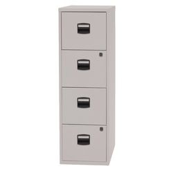 Classeur bisley 41,3 x 40 x 128,3 cm gris clair 4x tiroirs verrouillables