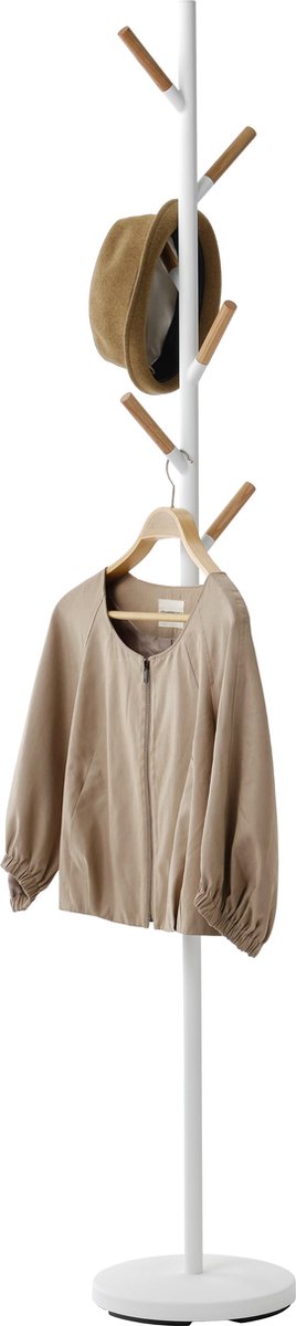 Porte-manteau Yamazaki - uni - blanc
