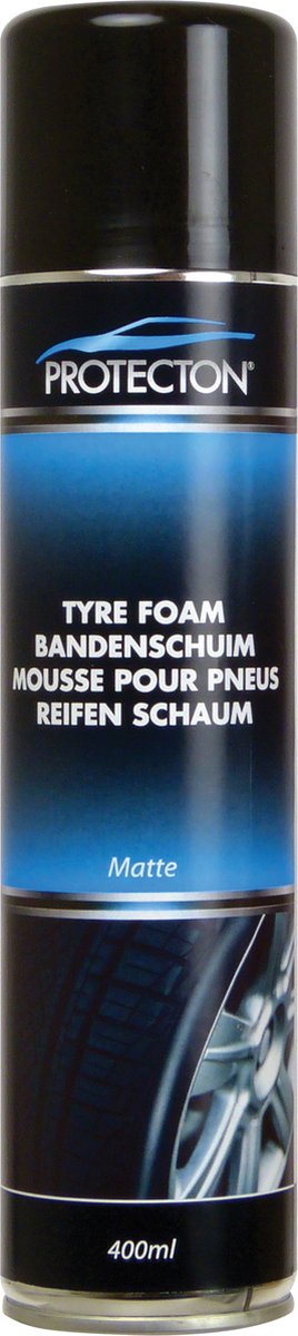 Mousse pour pneus Protecton - avant nettoyage et conditionnement - laisse une couche protectrice - intensifie la couleur - 400ml