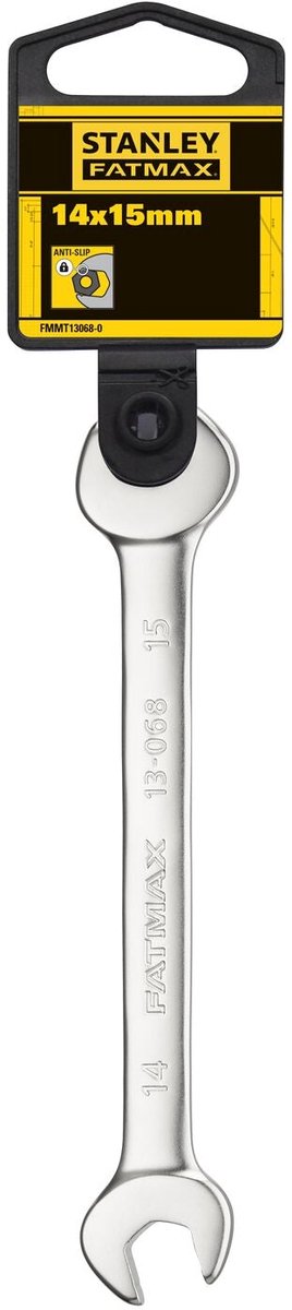 Stanley - clé à fourche fatmax 14x15mm antidérapante - clé à fourche - clés à fourche - 1 pièce(s)