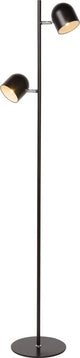 Lucide skanska - lampadaire - led 3 stepdim - 2x5w 3000k - noir