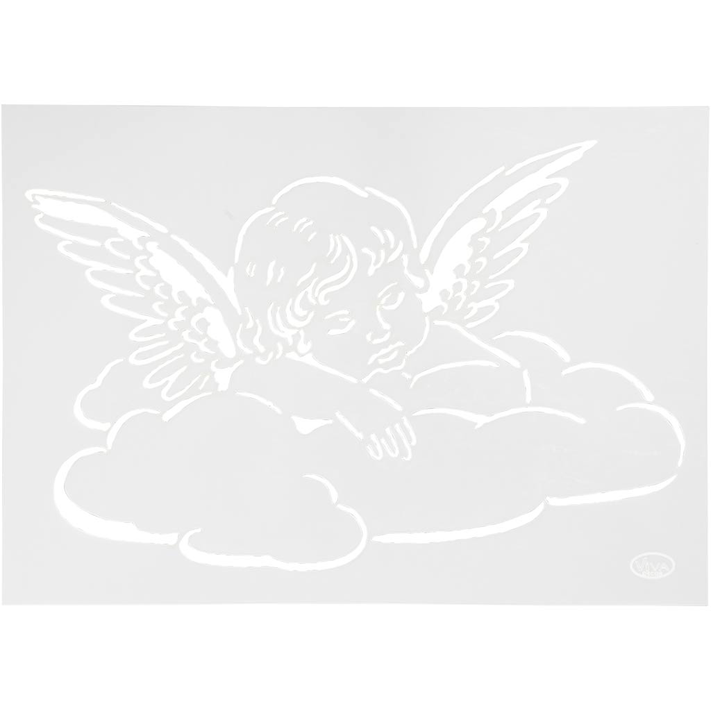 Template flexible de la décoration Viva, Engel, A4, Vel 210x297 mm, 1 pièce