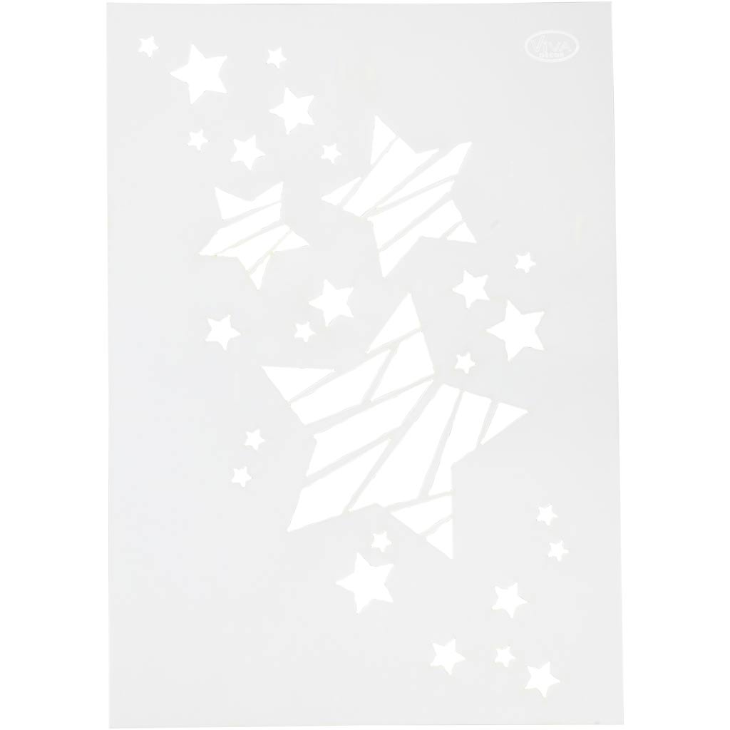 Creativ Company Flexible Template Stars A4