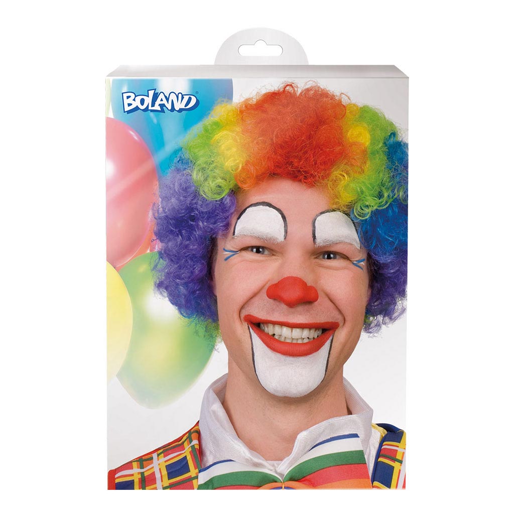 Boland Wig Clown Multi-Color Adults