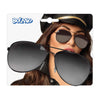 Police de lunettes de fête