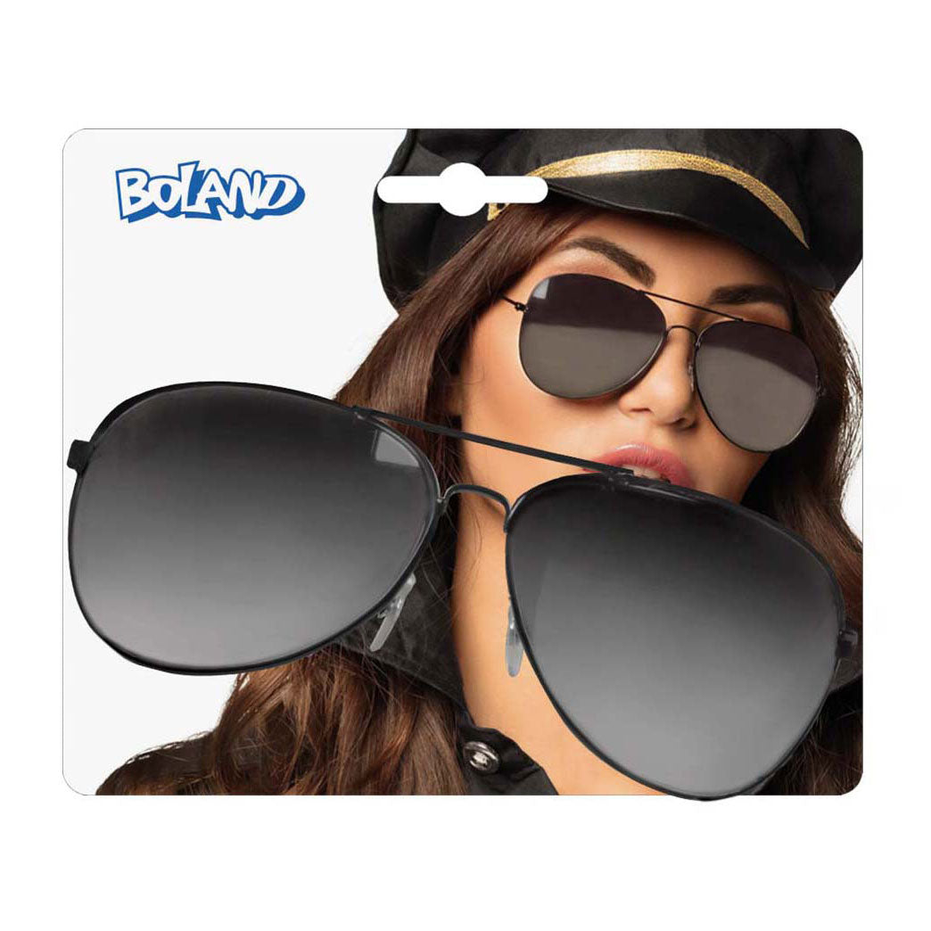Police de lunettes de fête