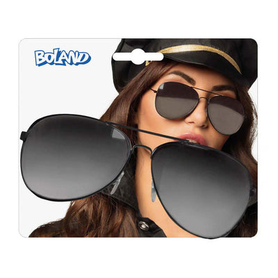 Police de lunettes de fête