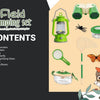 Ensemble de camping pour enfants Byomic 8 pièces