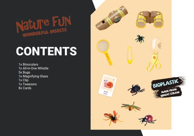 Ensemble explorateur d'insectes pour enfants Byomic 18 pièces