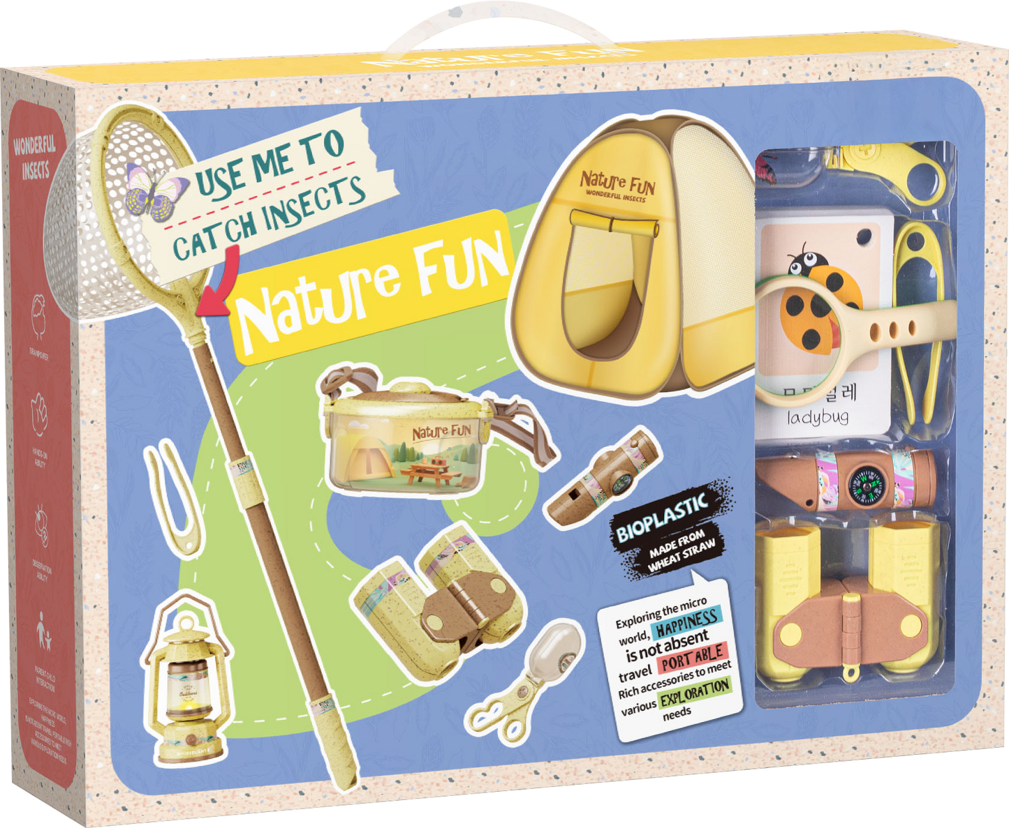 Byomic ensemble d'exploration d'insectes pour enfants xl 21 pièces