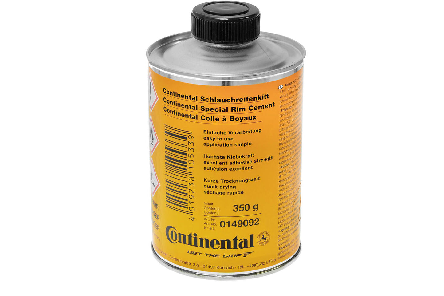Kit de tube continental 350gr. pour les jantes Alu