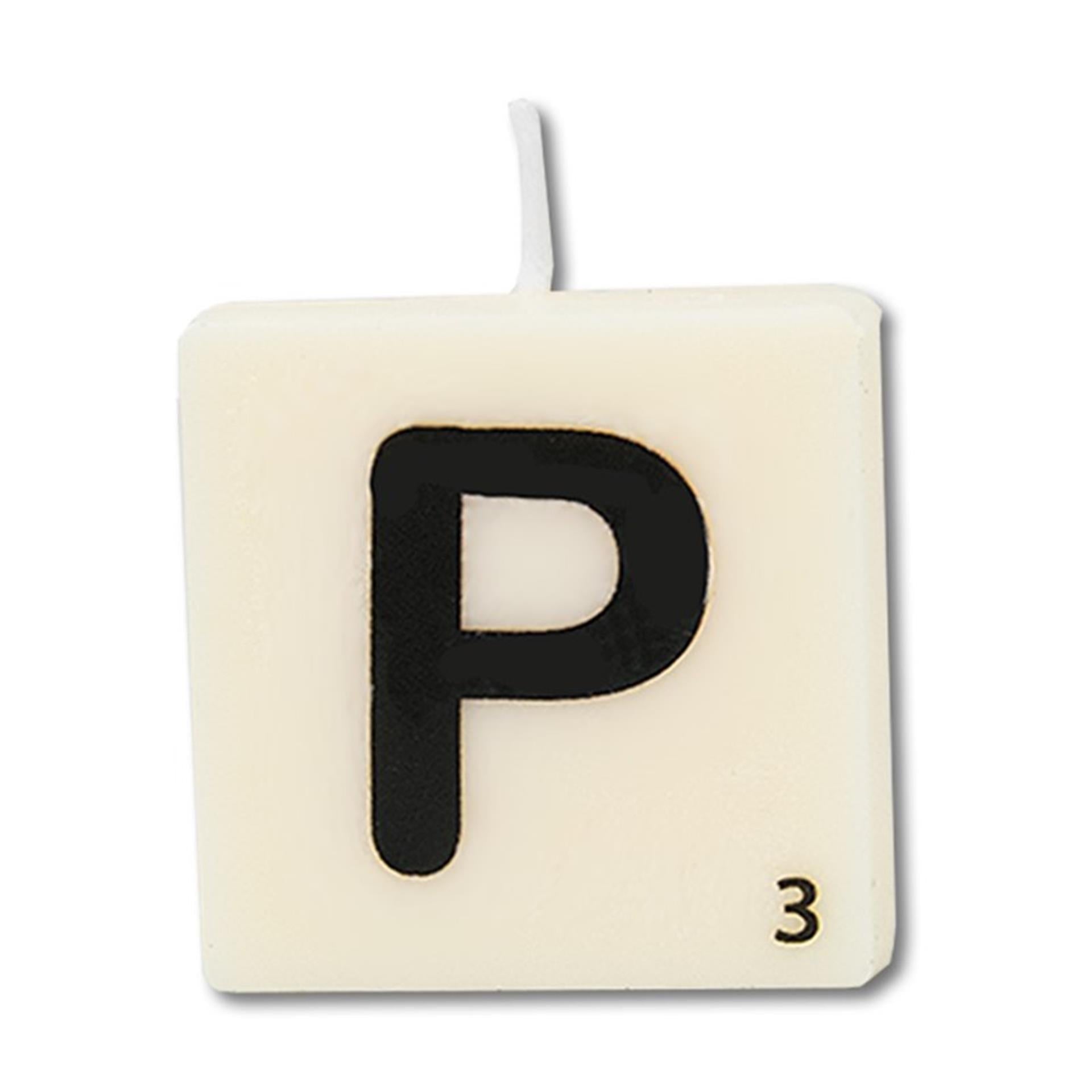 Bougie lettre Paperdreams p, 4 pcs.