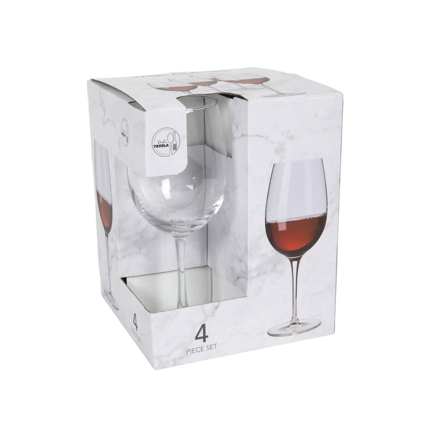 Verres à vin rouge 460ml lot de 4 pièces