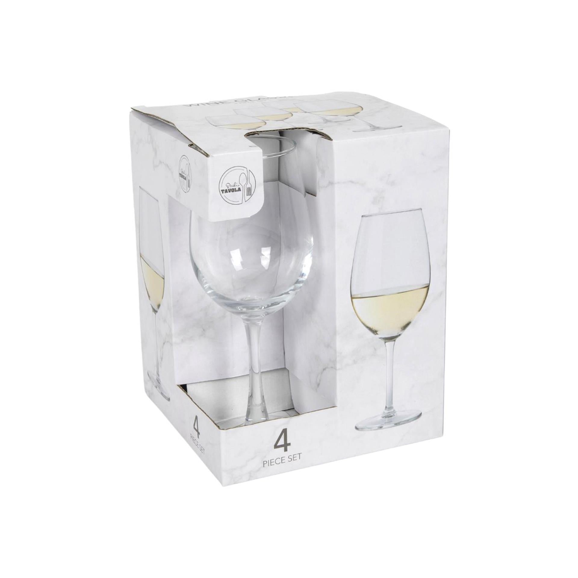 Verres à vin blanc 330ml lot de 4 pièces