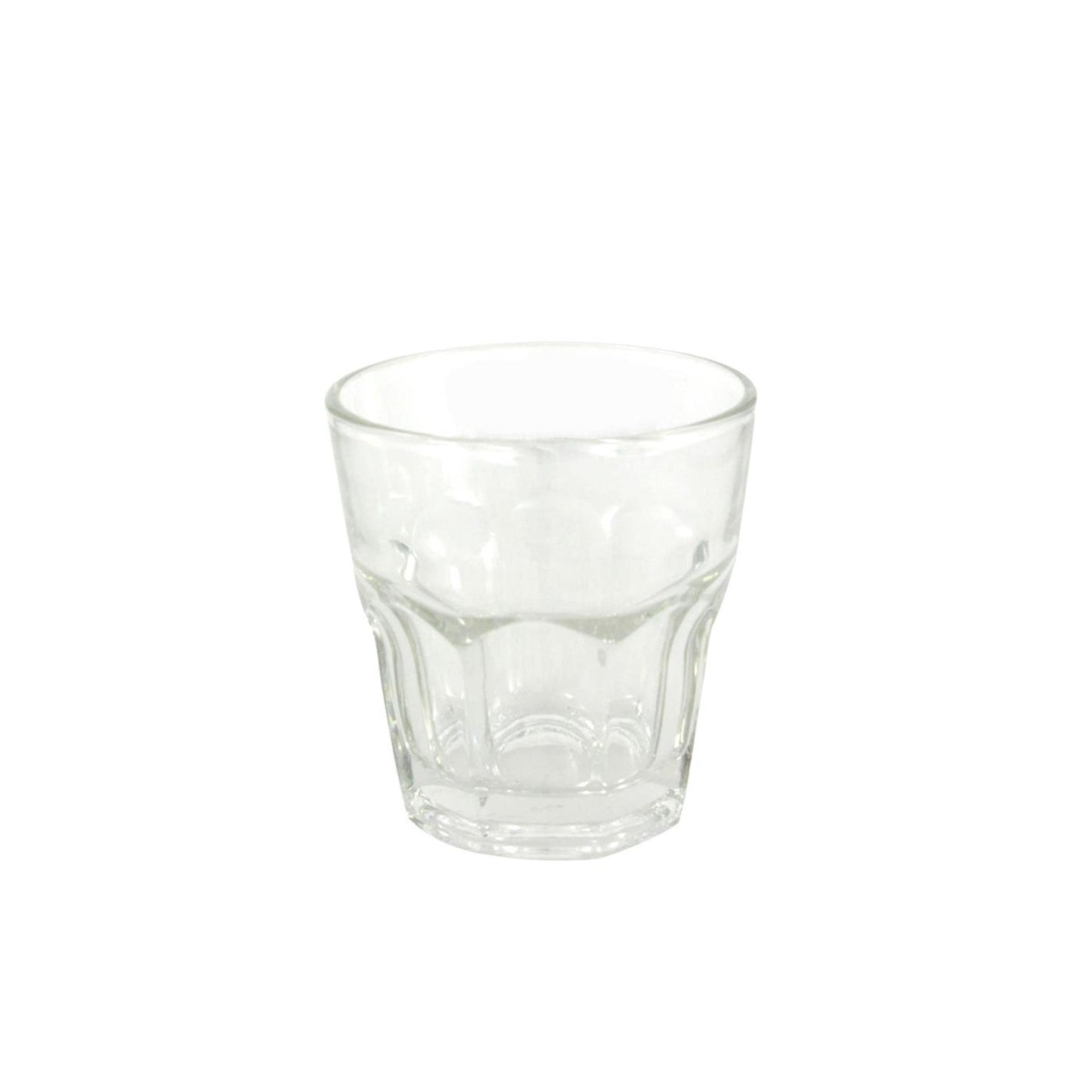 Verre à boire facetté 8x8,5cm 240ml boîte de 6