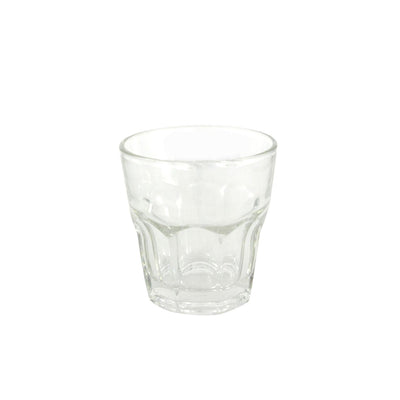 Verre à boire facetté 8x8,5cm 240ml boîte de 6