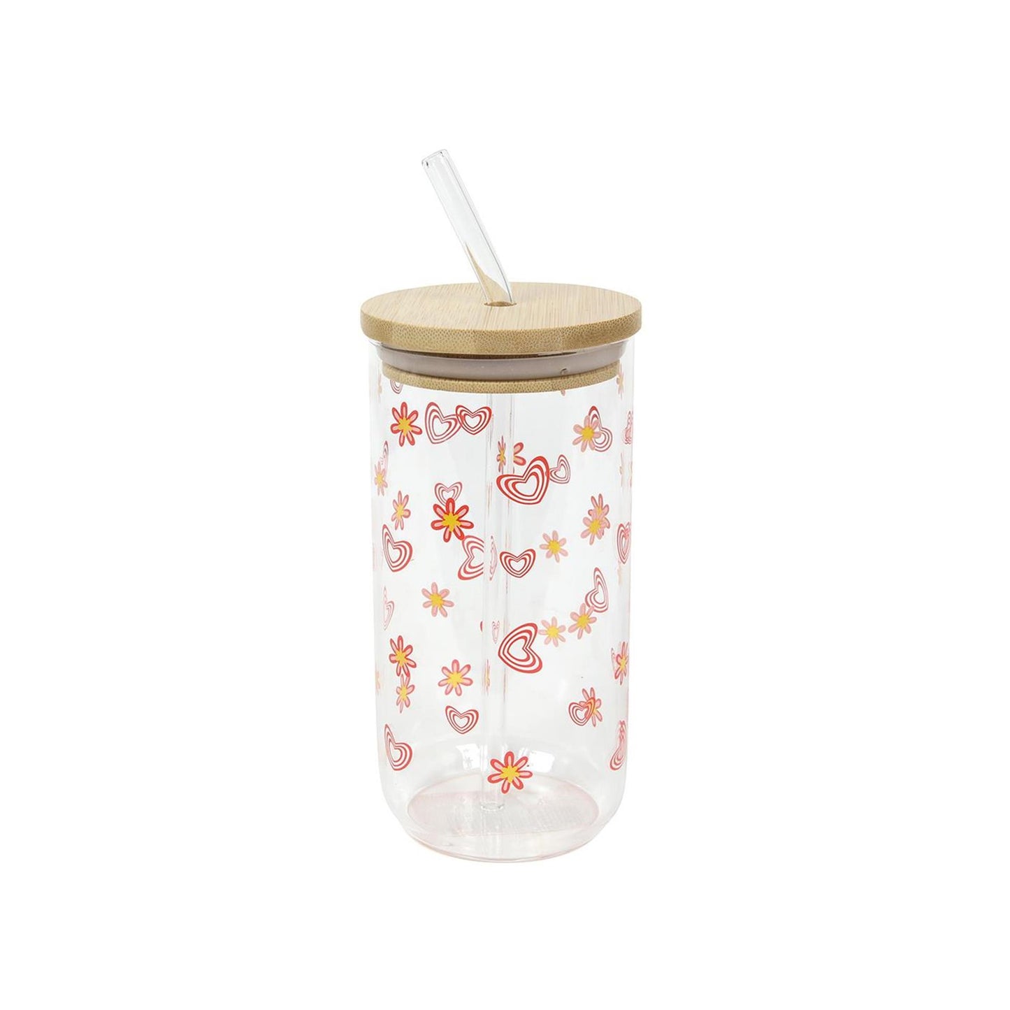 Verre à boire avec paille et couvercle 500ml