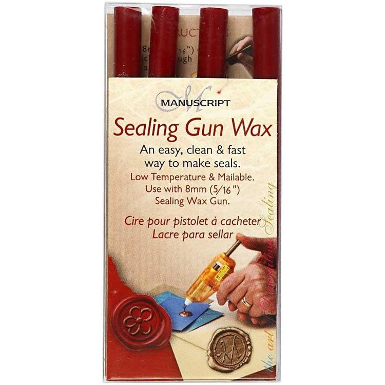 Creativ Company était pour Waspistool, L: 10 cm, D 8 mm, rouge, 6 pièces 1 boîte