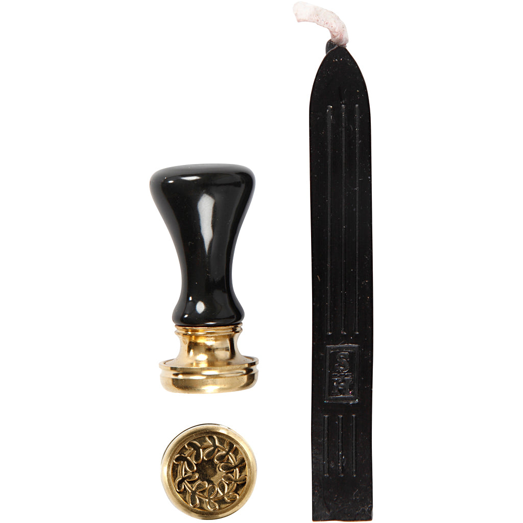Jeu de joints Creativ Company, d 17 mm, noir, 1 jeu