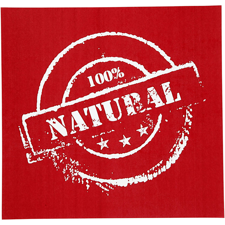 Pochoir sérigraphie, 100% naturel, feuille 20x22 cm, 1 feuille